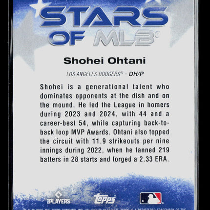 2026 Topps Stars of MLB Shohei Ohtani #SMLB-9
