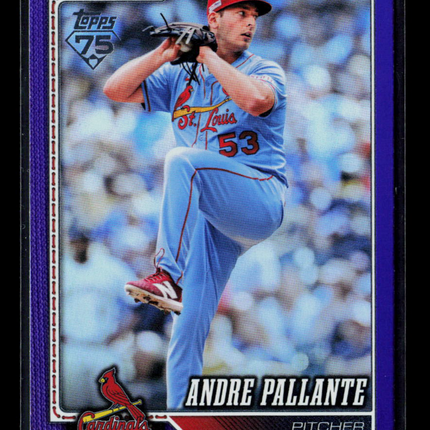 2026 Topps Andre Pallante #698 Purple /250