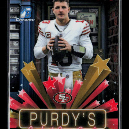 2026 Bowman Chrome Hobby Stars Brock Purdy #HS-6