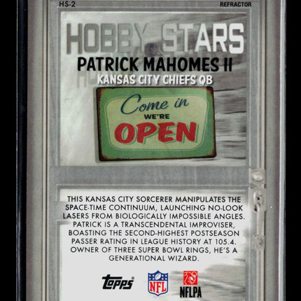 2026 Bowman Chrome Hobby Stars Patrick Mahomes II #HS-2 Refractor