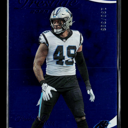 2023 Panini Prestige Frankie Luvu #41 Xtra Points Blue /399