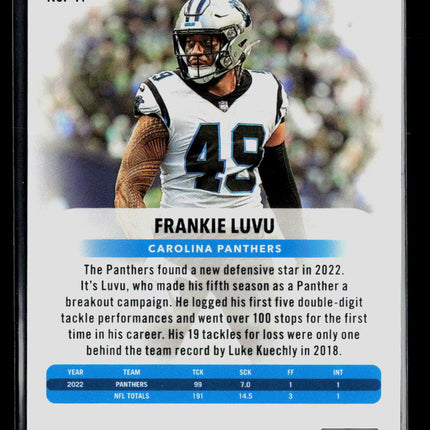 2023 Panini Prestige Frankie Luvu #41 Xtra Points Blue /399
