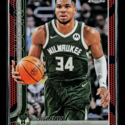 2025 Topps Chrome Giannis Antetokounmpo #137