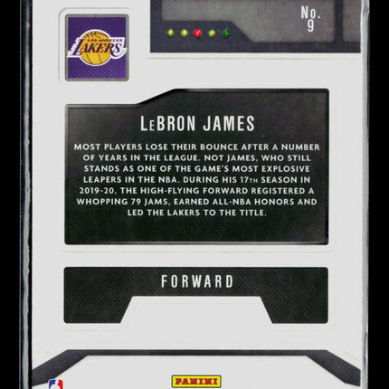 2021 Panini Donruss Optic LeBron James #9