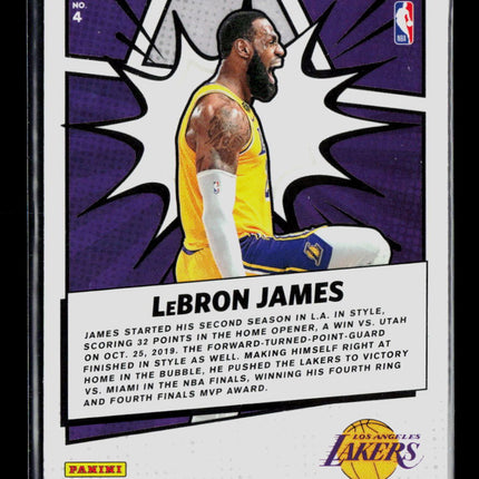 2021 Panini Donruss Optic My House! LeBron James #4