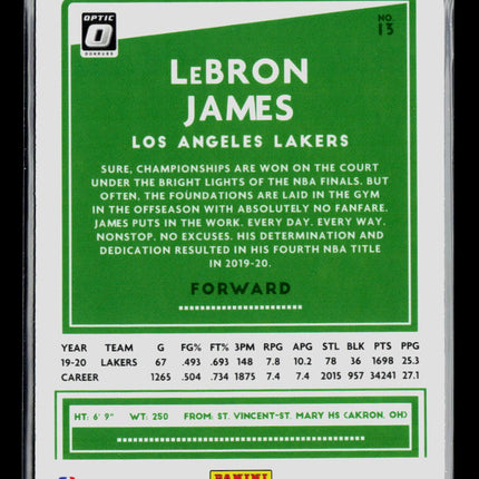 2021 Panini Donruss Optic LeBron James #13