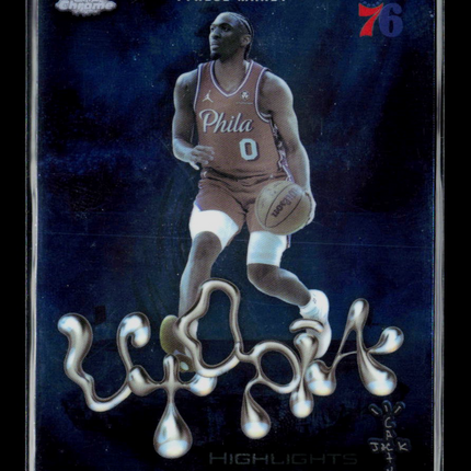2026 Topps Chrome Basketball Tyrese Maxey #UH-3 Utopia