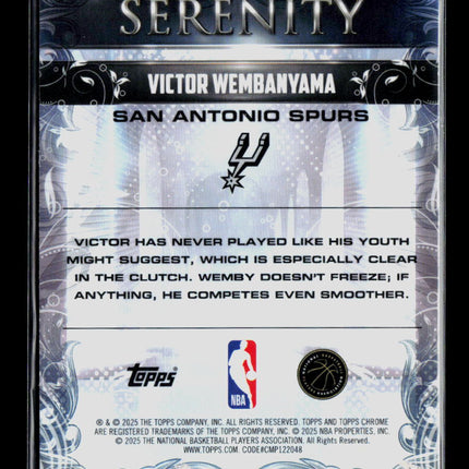 2025 Topps Chrome Victor Wembanyama #SY-1
