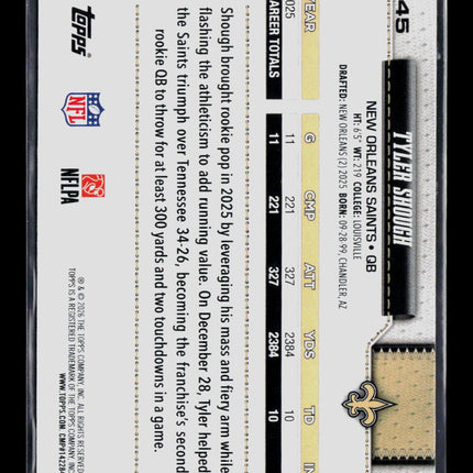 2026 Topps Tyler Shough #145 Walmart