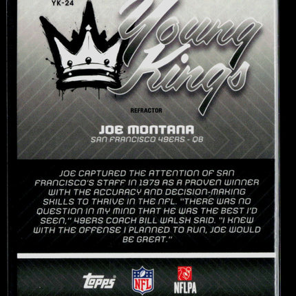 2026 Bowman Chrome Joe Montana #YK-24 Refractor