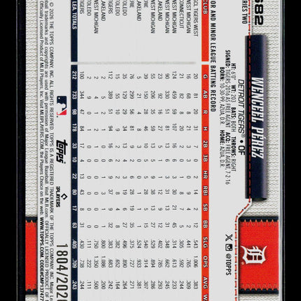 2026 Topps Series Two Wenceel Pérez #682 Gold /2026