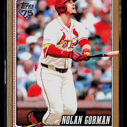 2026 Topps Nolan Gorman #587 Gold /2026