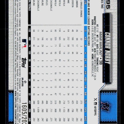 2026 Topps Series Two Connor Norby #695 Gold /2026