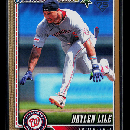 2026 Topps Series Two Daylen Lile #549 Gold /2026