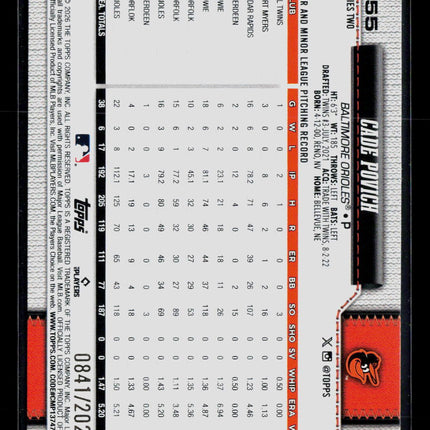 2026 Topps Series Two Cade Povich #555 Gold /2026