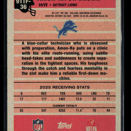 2026 Topps Amon-Ra St. Brown #91TF-36