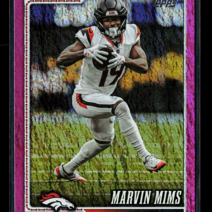 2025 Topps Marvin Mims #63 Pink