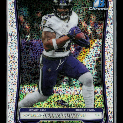2025 Topps Bowman Chrome Derrick Henry #BCV-9 Speckle