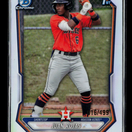 2026 Bowman Chrome Juan Rojas #BCP-193 Refractor 016/499