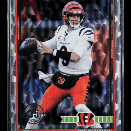 2026 Topps Joe Burrow #91TF-21 Silver Foilboard