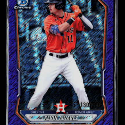 2026 Bowman Chrome Kevin Alvarez #BCP-234 Purple Shimmer Refractor 130/250