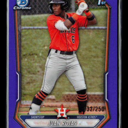 2026 Bowman Chrome Juan Rojas #BCP-193 Purple 32/250