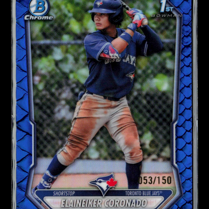 2026 Bowman Chrome Elaineiker Coronado #BCP-223 Blue Reptilian 053/150