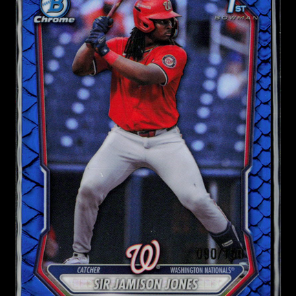 2026 Topps Bowman Chrome Sir Jamison Jones #BCP-217 Blue 090/150