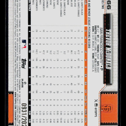 2026 Topps Series Two Trevor McDonald #466 Gold /2026