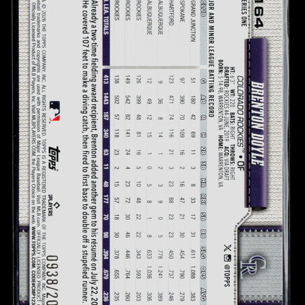 2026 Topps Brenton Doyle #164 Gold /2026
