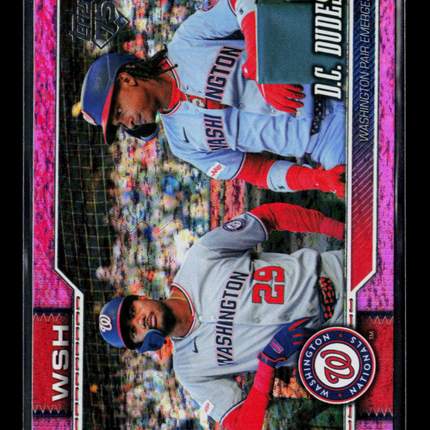 2026 Topps Series Two CJ Abrams James Wood #499 Pink Foilboard