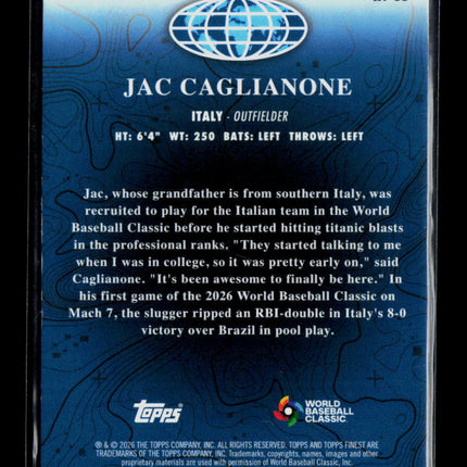 2026 Topps Finest Jac Caglianone #WF-33