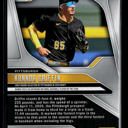 2025 Panini Prizm Baseball Konnor Griffin #199 Pink Ice
