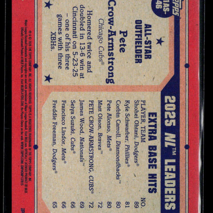 2026 Topps Pete Crow-Armstrong #91AS-46