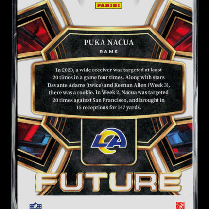 2024 Panini Select Football Puka Nacua #FUT-PNA RC