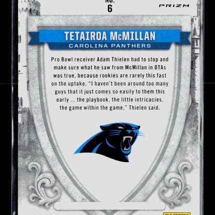 2025 Panini Rookies & Stars Crusade Prizm Tetairoa McMillan #6 Red RC