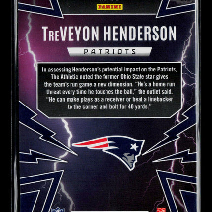 2025 Panini Phoenix Football TreVeyon Henderson #36 RC