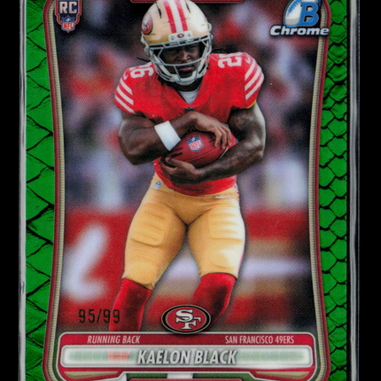 2026 Topps Bowman Chrome Kaelon Black #BCV-116 RC 95/99