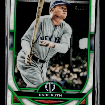 2021 Topps Tribute Babe Ruth #60 Green /99