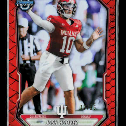 2026 Bowman Chrome University Josh Hoover #BCP-146 12/25 Orange Reptilian