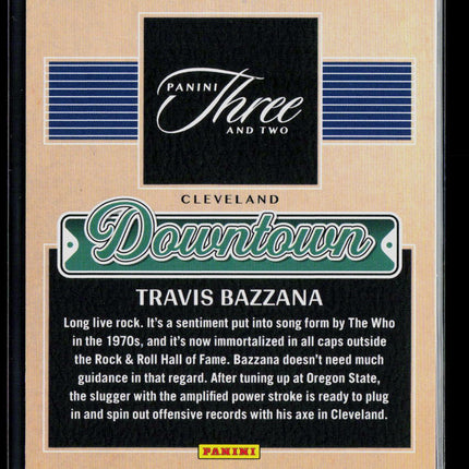 2025 Panini Three and Two Baseball Travis Bazzana #20 Downtown
