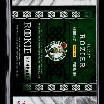 2016 Panini Excalibur Terry Rozier #RR-TRZ RC Jersey Auto