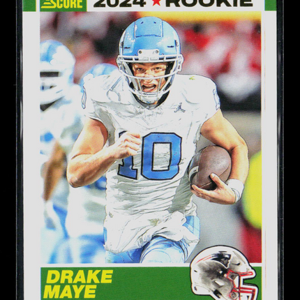 2024 Panini Score Football Drake Maye #3 Rookie