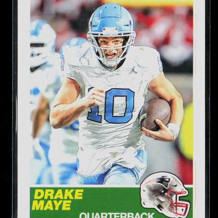2024 Panini Score Football Drake Maye #3 Red