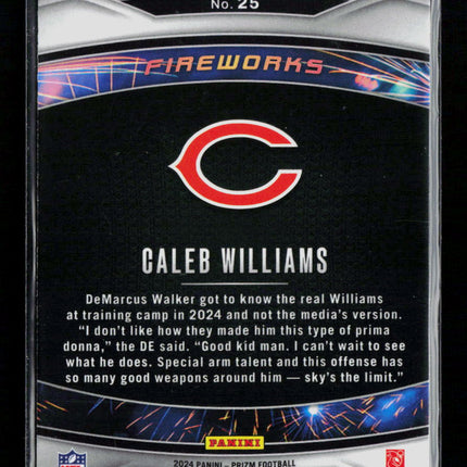2024 Panini Prizm Football Caleb Williams #No. 25 RC