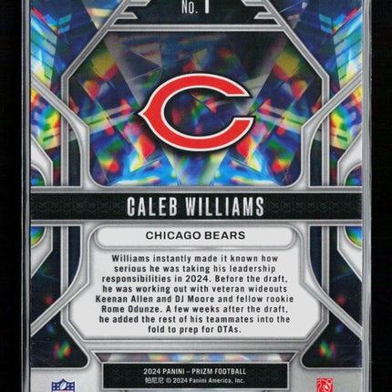 2024 Panini Prizm Football Caleb Williams #1 RC