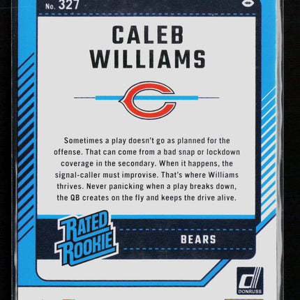 2024 Panini Donruss Caleb Williams #327 Rookie