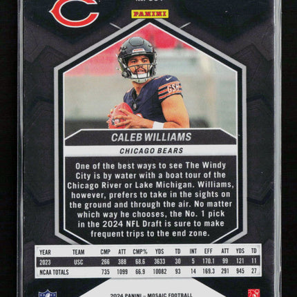 2024 Panini Mosaic Football Caleb Williams #301 RC