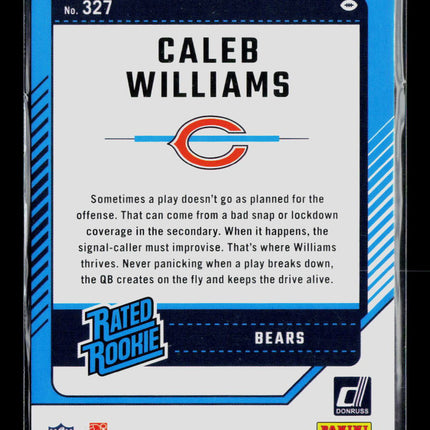 2024 Panini Donruss Caleb Williams #327 Rookie