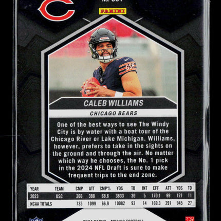 2024 Panini Mosaic Caleb Williams #301 RC